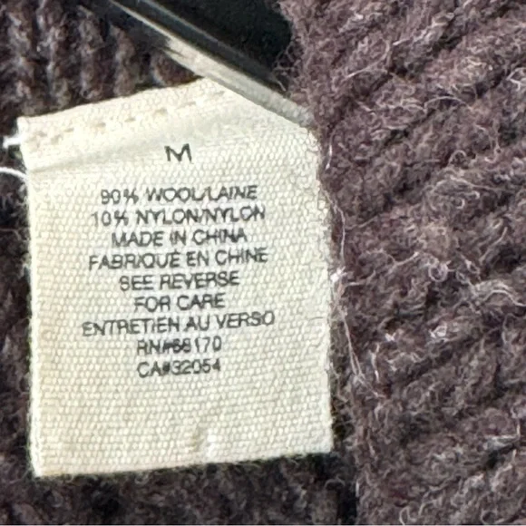 Anthropologie Sleeping On Snow Brown Wool Sweater Vest Bubble Knit Sz M - Picture 7 of 12